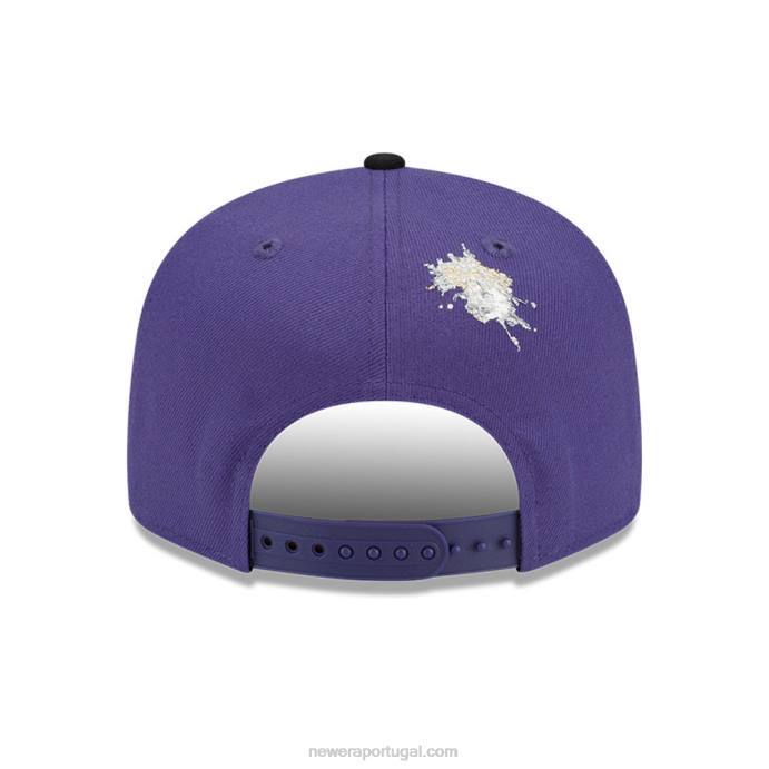 FFTN1958 New Era boné baltimore ravens x grampo roxo 9fifty snapback
