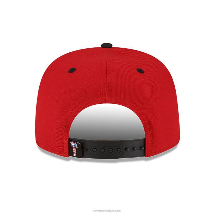 FFTN1962 New Era boné miami heat nba x marvel viúva negra vermelho 9fifty snapback