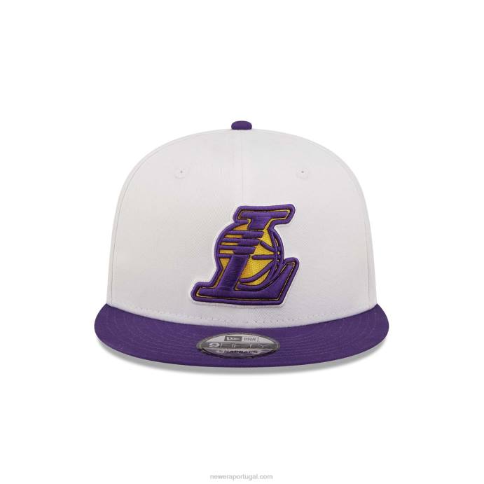 FFTN1969 New Era boné la lakers all over patch branco 9fifty snapback