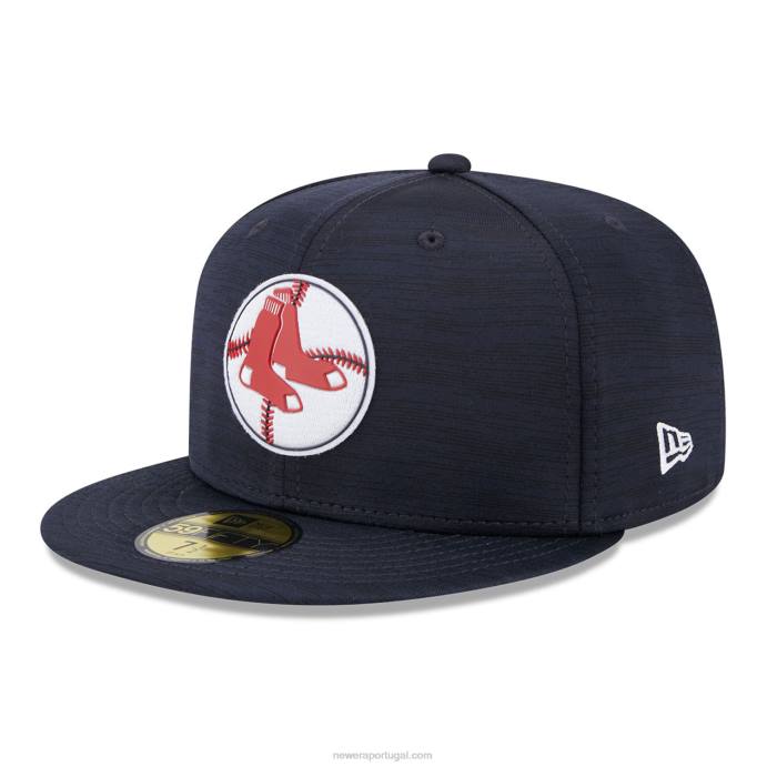 FFTN196 New Era Boné boston red sox mlb clubhouse azul 59fifty