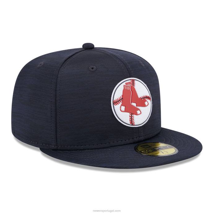 FFTN196 New Era Boné boston red sox mlb clubhouse azul 59fifty