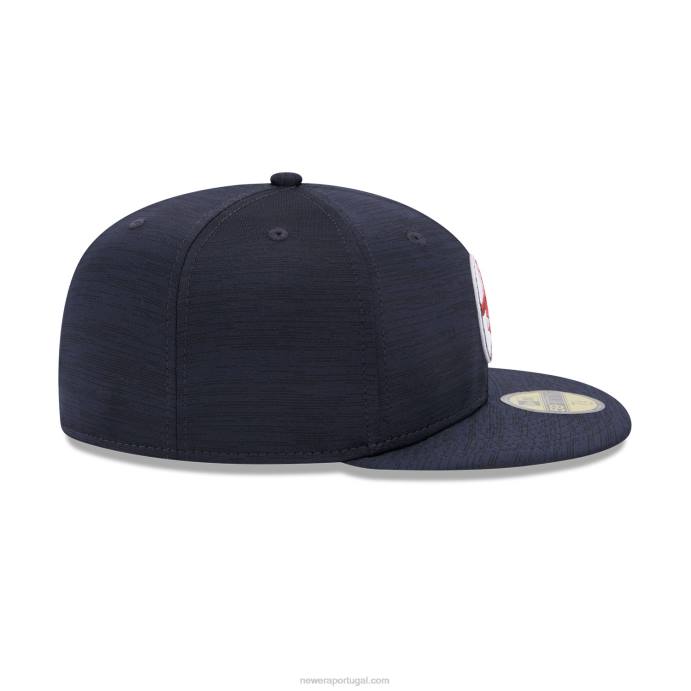 FFTN196 New Era Boné boston red sox mlb clubhouse azul 59fifty
