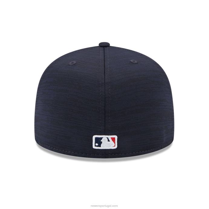 FFTN196 New Era Boné boston red sox mlb clubhouse azul 59fifty