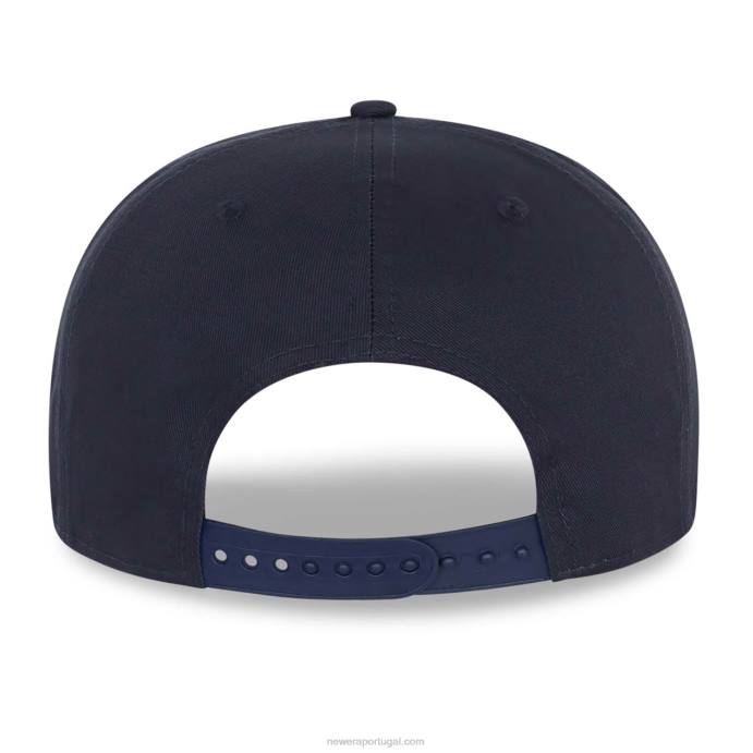 FFTN1973 New Era Boné Atlanta Braves MLB Essential Navy 9Fifty