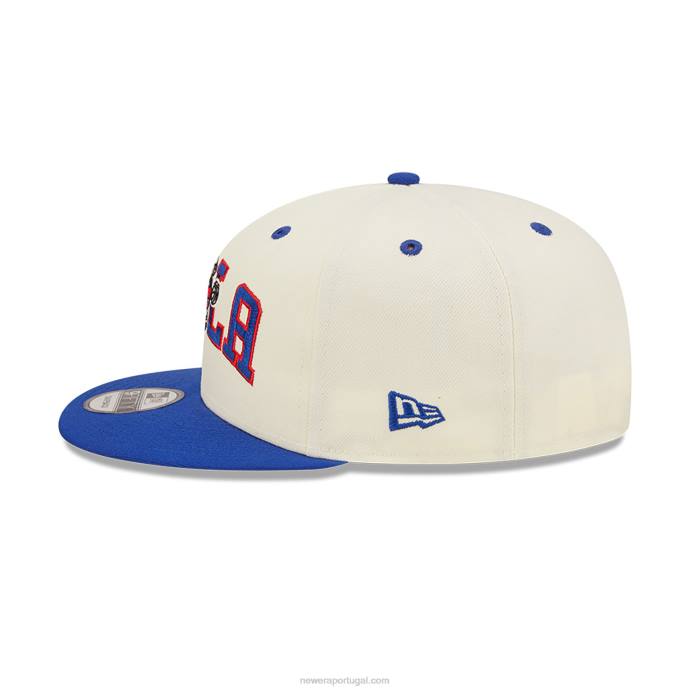 FFTN1982 New Era Boné philadelphia 76ers blend branco 9fifty snapback