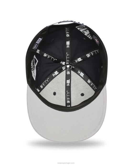 FFTN1983 New Era New York Yankees All Over Patch Navy 9Fifty Snapback Boné