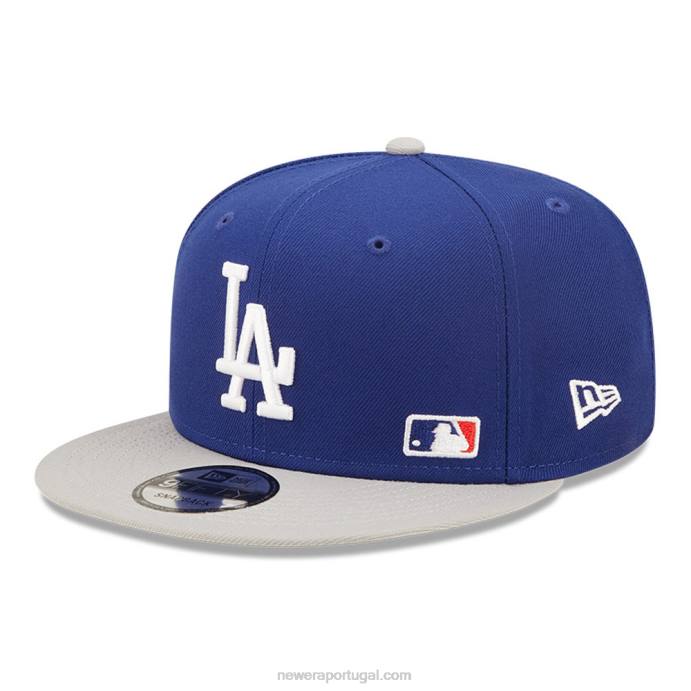FFTN1985 New Era boné snapback 9fifty azul la dodgers mlb