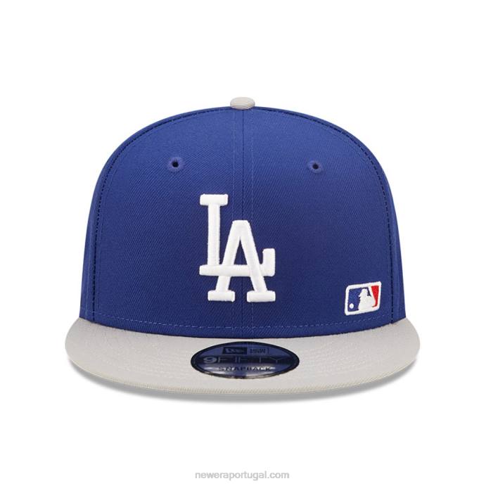 FFTN1985 New Era boné snapback 9fifty azul la dodgers mlb