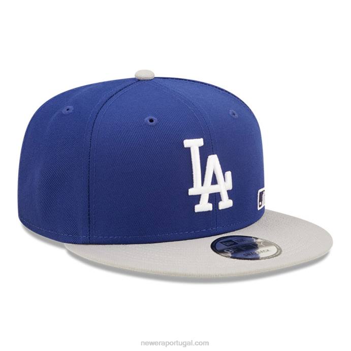 FFTN1985 New Era boné snapback 9fifty azul la dodgers mlb