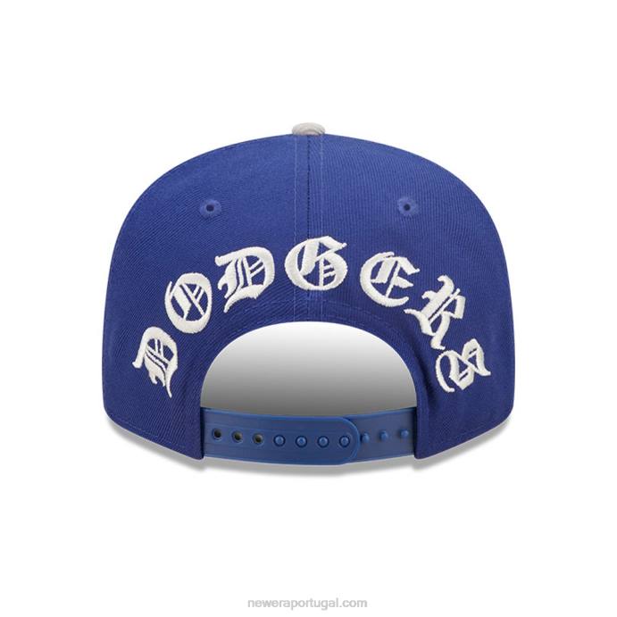 FFTN1985 New Era boné snapback 9fifty azul la dodgers mlb