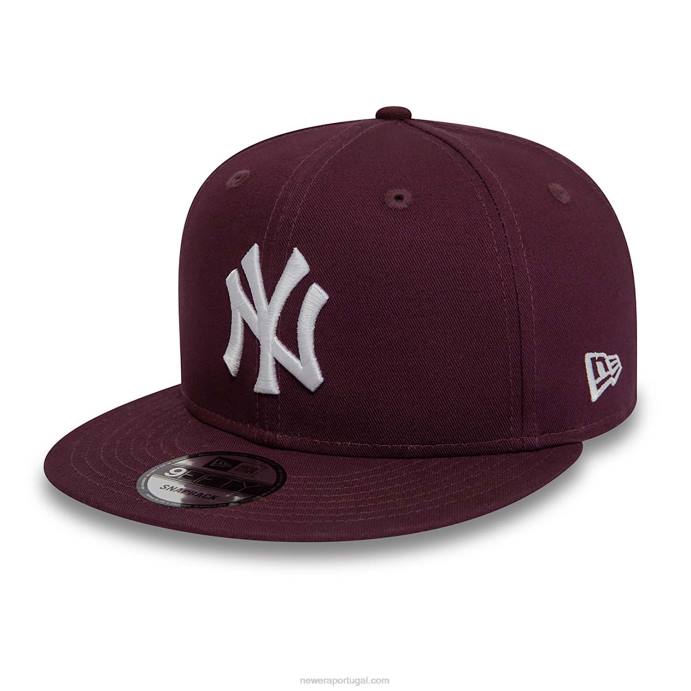 FFTN1987 New Era boné new york yankees mlb essencial roxo escuro 9fifty