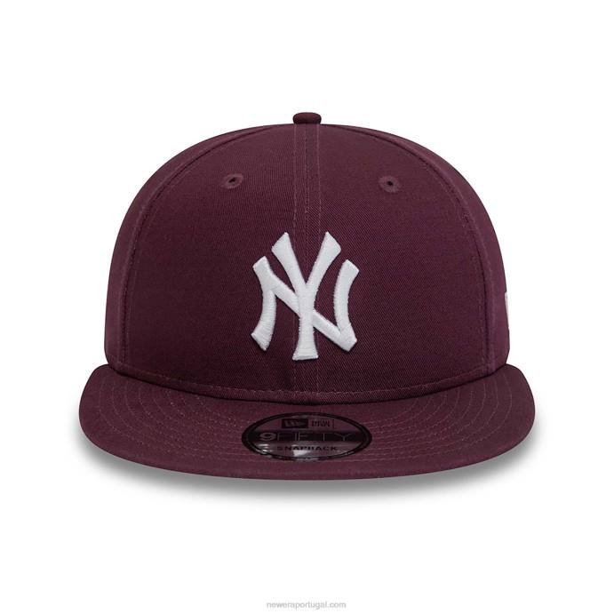 FFTN1987 New Era boné new york yankees mlb essencial roxo escuro 9fifty