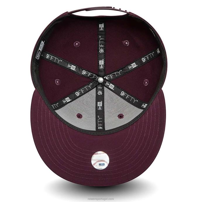 FFTN1987 New Era boné new york yankees mlb essencial roxo escuro 9fifty