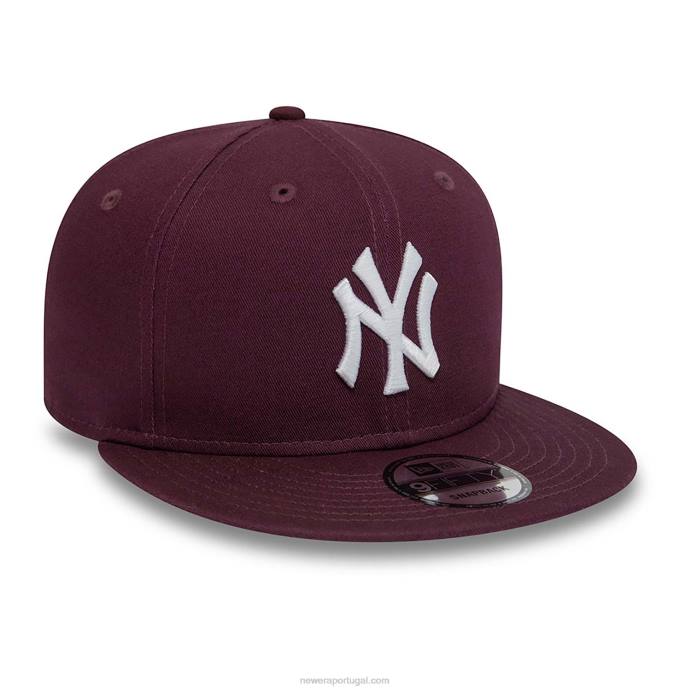 FFTN1987 New Era boné new york yankees mlb essencial roxo escuro 9fifty