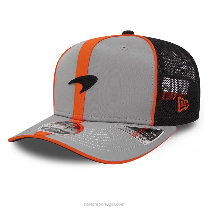 FFTN1988 New Era Boné mclaren f1 stripe grey 9fifty stretch snap