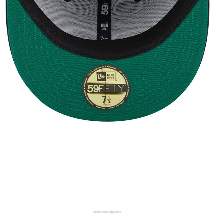 FFTN199 New Era chicago white sox vintage cord black 59fifty boné justo