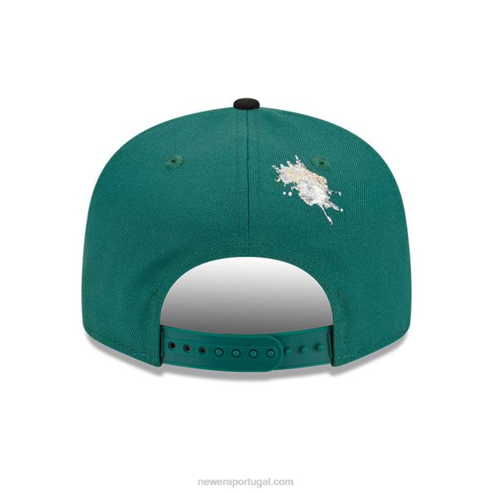 FFTN2000 New Era new york jets x boné verde 9fifty snapback