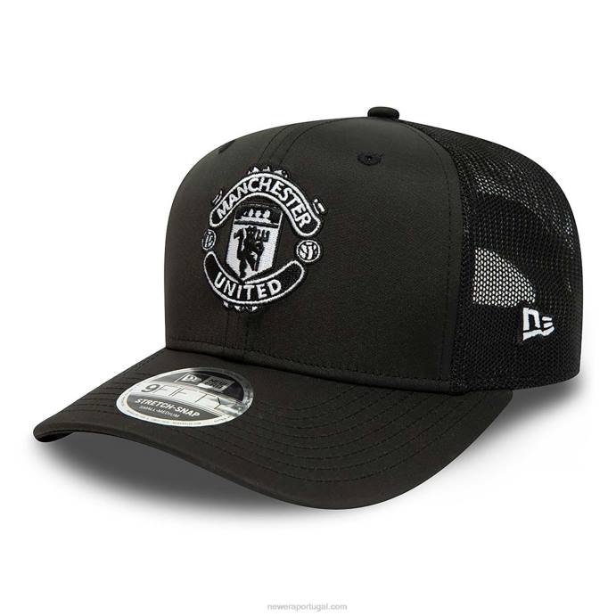 FFTN2006 New Era boné manchester united fc tonal black 9fifty stretch-snap