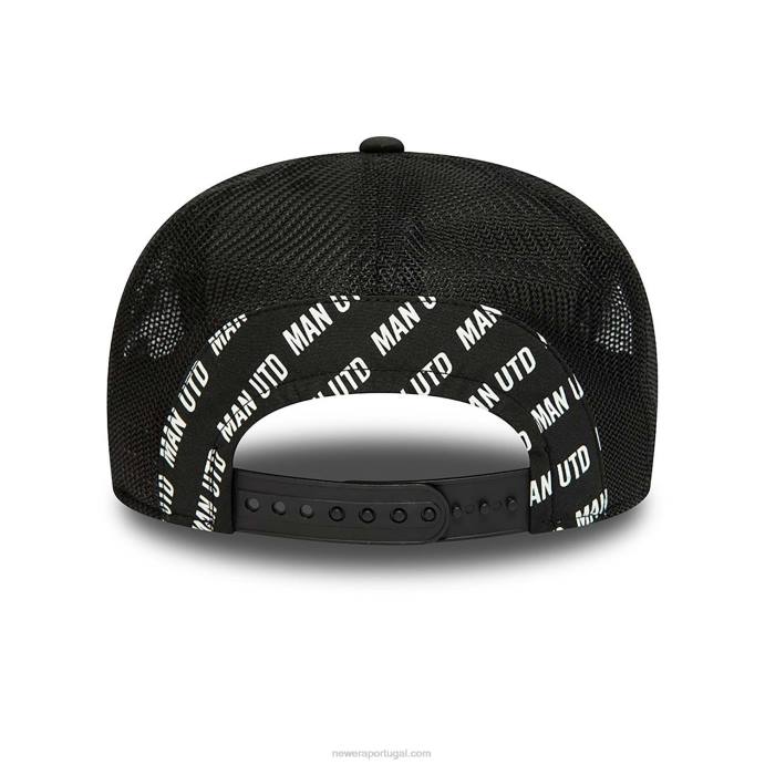 FFTN2006 New Era boné manchester united fc tonal black 9fifty stretch-snap