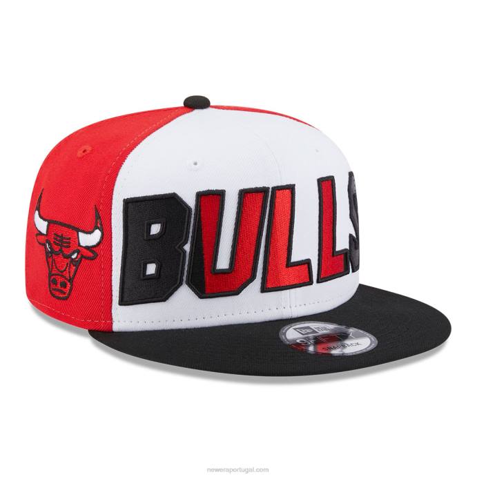 FFTN2008 New Era boné chicago bulls nba back half black 9fifty snapback