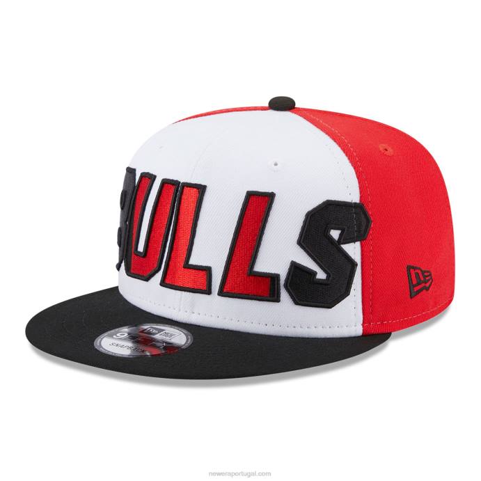 FFTN2008 New Era boné chicago bulls nba back half black 9fifty snapback