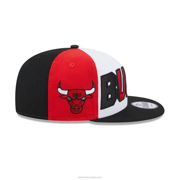 FFTN2008 New Era boné chicago bulls nba back half black 9fifty snapback