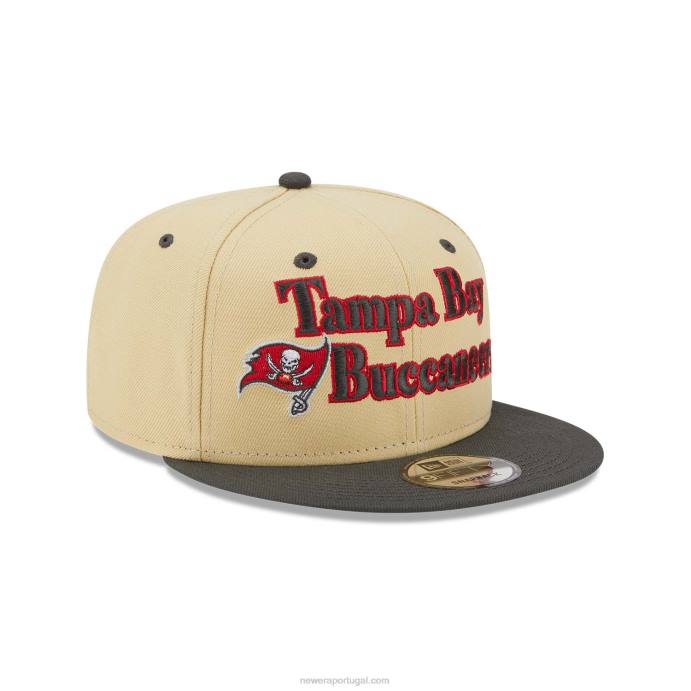 FFTN2009 New Era boné tampa bay buccaneers nfl retro cream 9fifty snapback