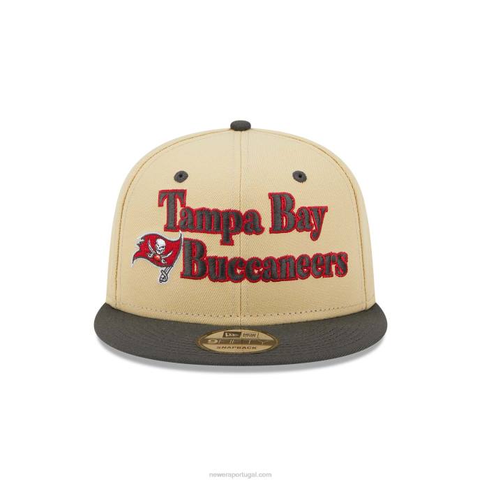 FFTN2009 New Era boné tampa bay buccaneers nfl retro cream 9fifty snapback