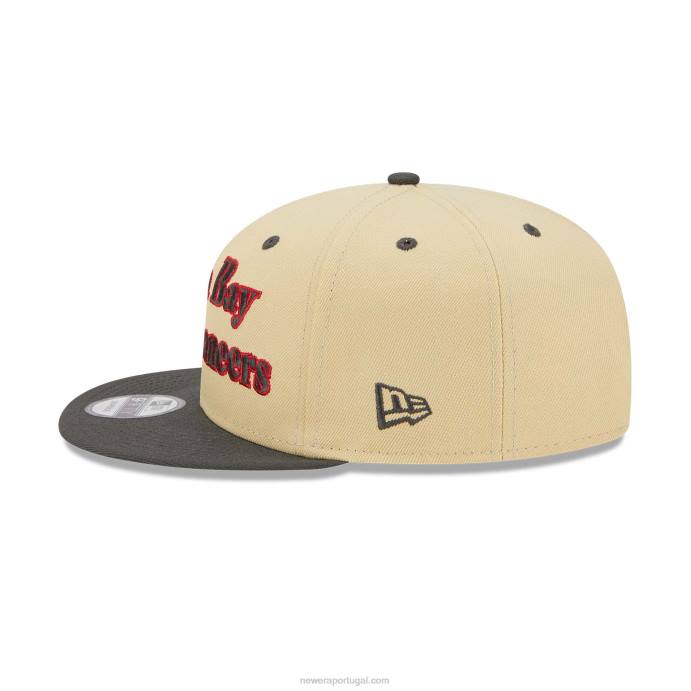 FFTN2009 New Era boné tampa bay buccaneers nfl retro cream 9fifty snapback