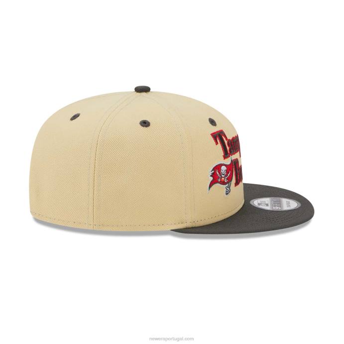 FFTN2009 New Era boné tampa bay buccaneers nfl retro cream 9fifty snapback