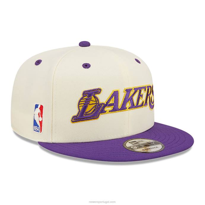 FFTN2010 New Era boné la lakers logo blend branco 9fifty snapback