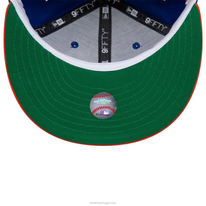 FFTN2012 New Era new york mets side font blue 9fifty boné snapback