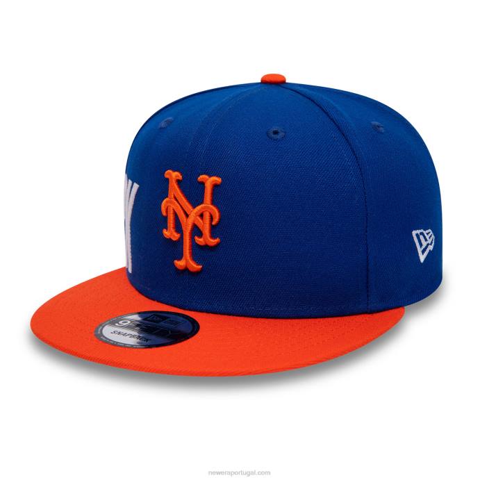 FFTN2012 New Era new york mets side font blue 9fifty boné snapback