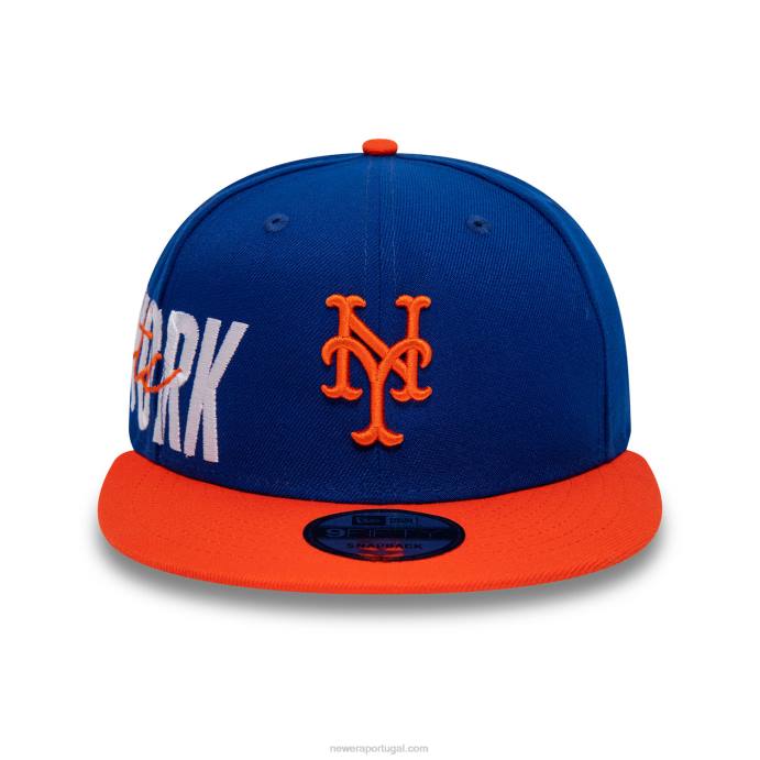 FFTN2012 New Era new york mets side font blue 9fifty boné snapback