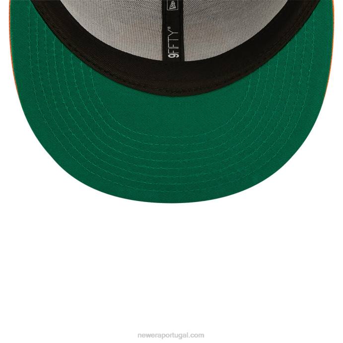 FFTN2013 New Era New York Knicks NBA Black Letter Arch Blue Boné Snapback 9Fifty