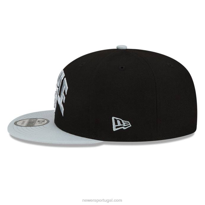 FFTN2014 New Era boné snapback 9fifty preto las vegas raiders x grampo