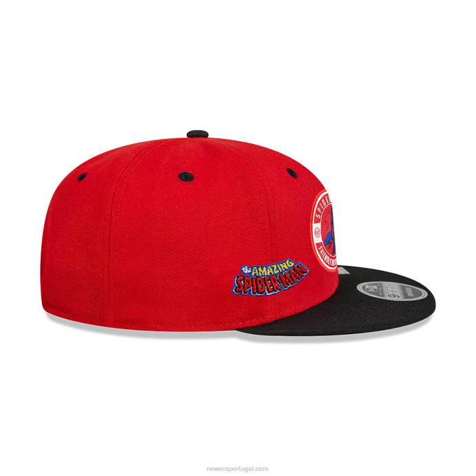 FFTN2018 New Era chicago bulls nba x marvel spiderman red 9fifty boné snapback