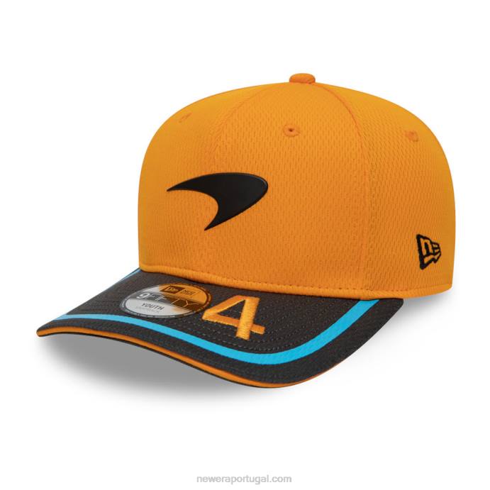 FFTN2019 New Era boné laranja 9fifty snapback mclaren lando norris kids
