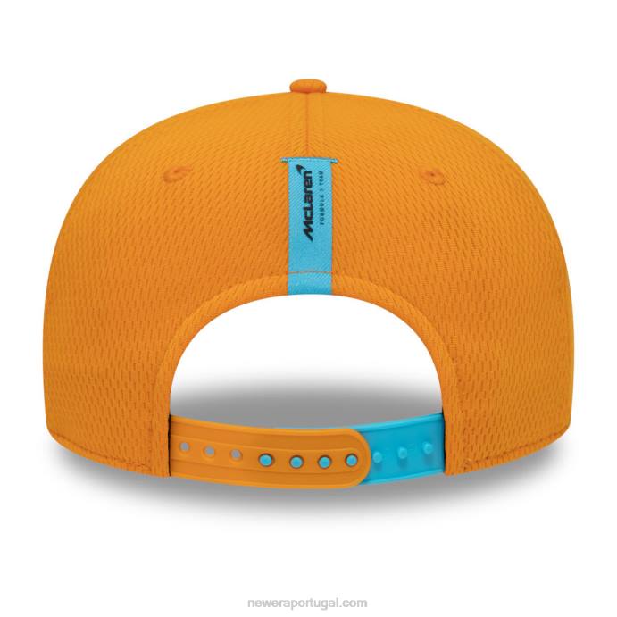 FFTN2019 New Era boné laranja 9fifty snapback mclaren lando norris kids