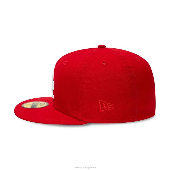 FFTN201 New Era Boné La Dodgers World Series Vermelho 59Fifty