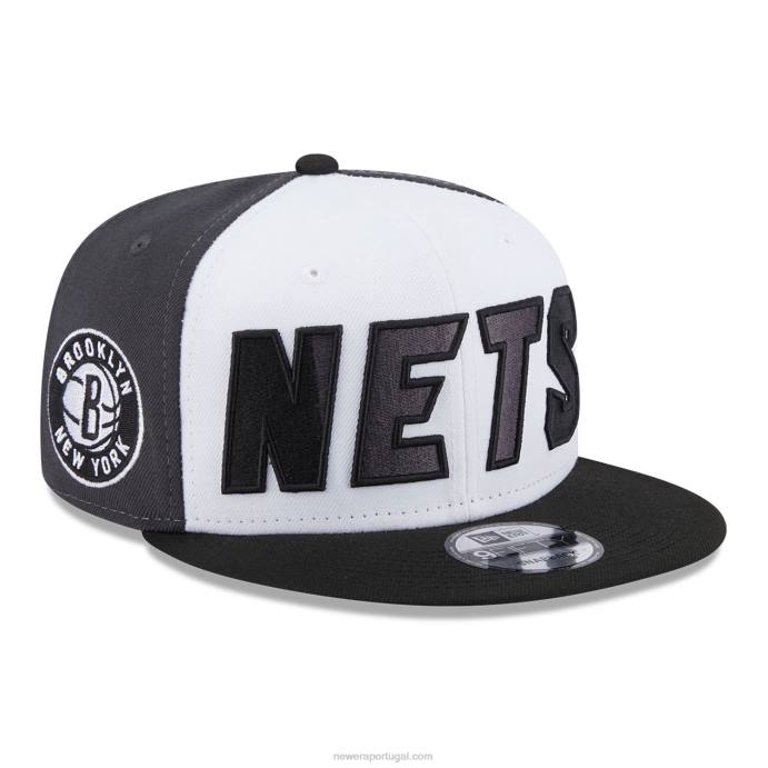 FFTN2022 New Era boné brooklyn nets nba back half black 9fifty snapback