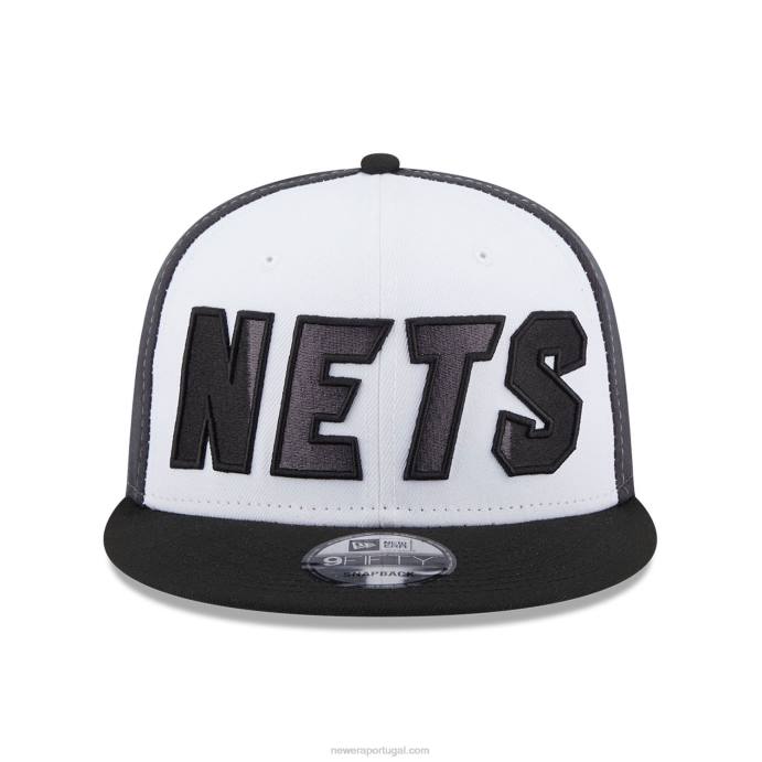 FFTN2022 New Era boné brooklyn nets nba back half black 9fifty snapback