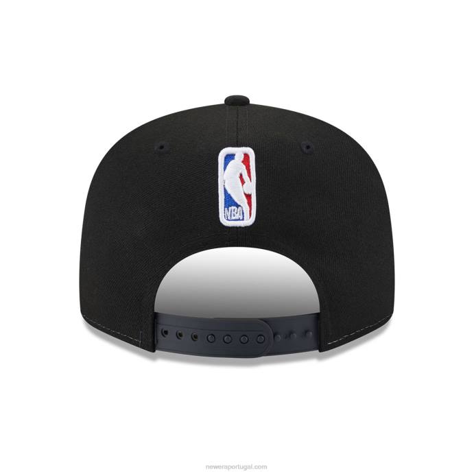 FFTN2022 New Era boné brooklyn nets nba back half black 9fifty snapback