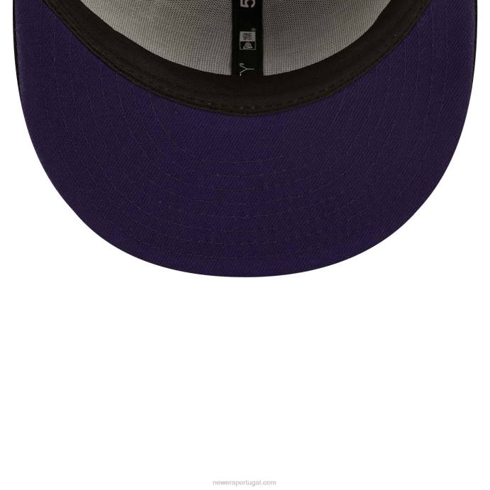 FFTN202 New Era boston red sox boné roxo de trigo 59fifty