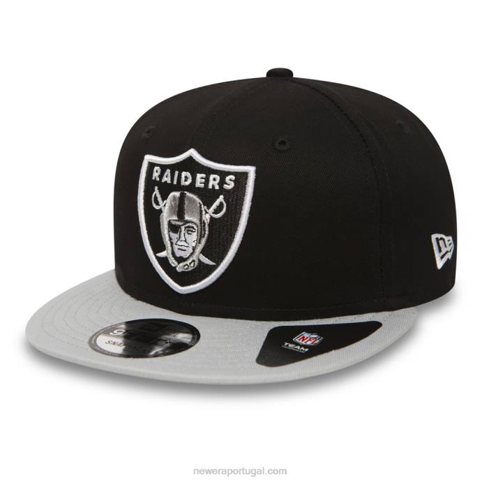 FFTN2031 New Era boné las vegas raiders algodão cinza 9fifty