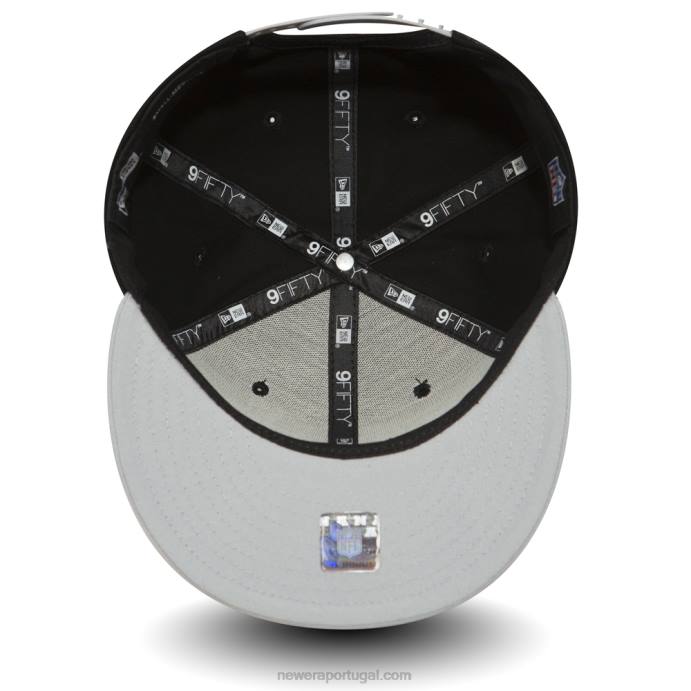 FFTN2031 New Era boné las vegas raiders algodão cinza 9fifty