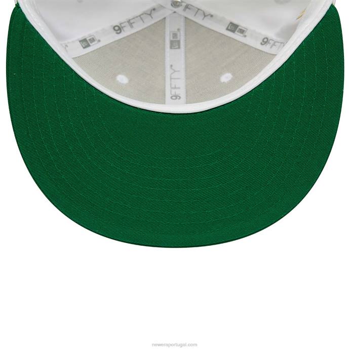 FFTN2034 New Era boston celtics crown patches boné branco 9fifty snapback