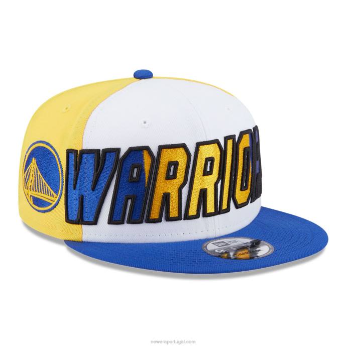 FFTN2036 New Era Golden State Warriors NBA Back Half Blue 9Fifty Snapback Boné