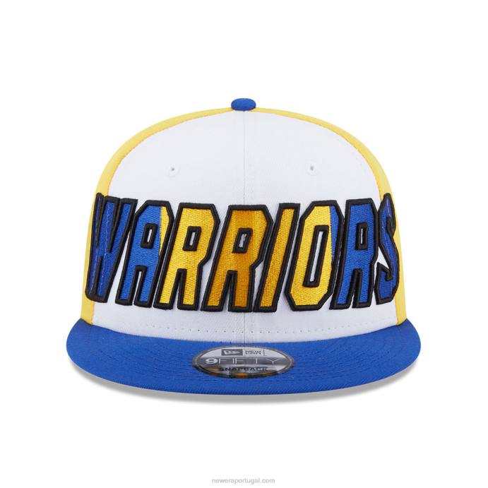 FFTN2036 New Era Golden State Warriors NBA Back Half Blue 9Fifty Snapback Boné