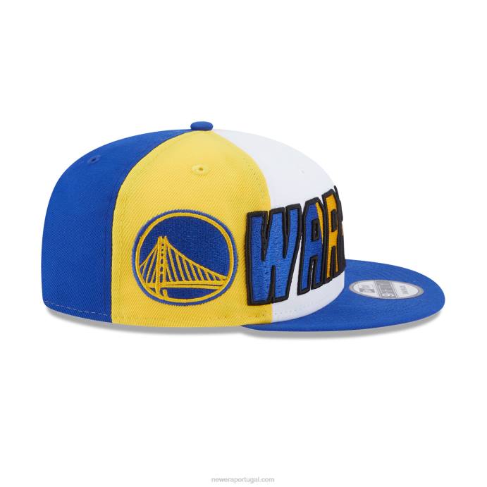 FFTN2036 New Era Golden State Warriors NBA Back Half Blue 9Fifty Snapback Boné
